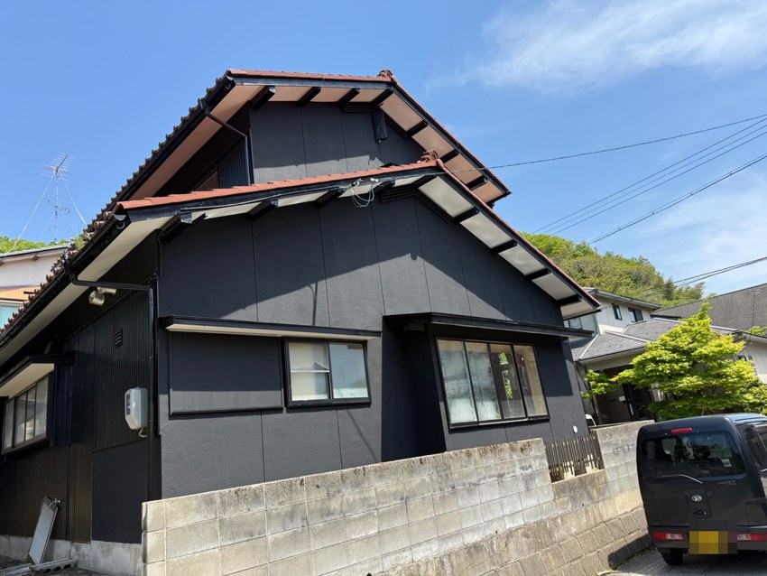 金沢市山王町現場 戸建てまるごとリノベーション 施工後の外観（同じ角から）